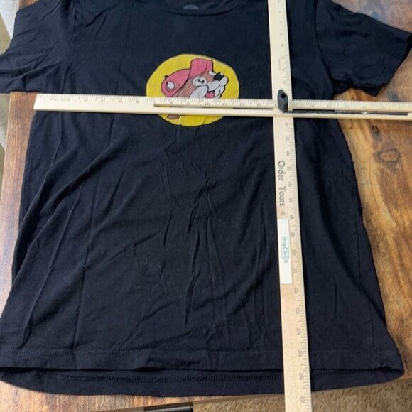 Peace Love & Buc-ees t shirt 2 sided bucee Beaver women M - Picture 7 of 7